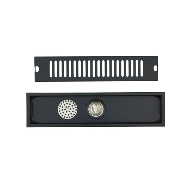 AIYI 40cm Rectangular Shower Drain - Matte Black AY406-107