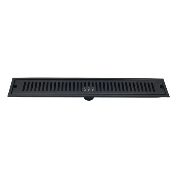 AIYI 60cm Rectangular Shower Drain - Matte Black AY406-109