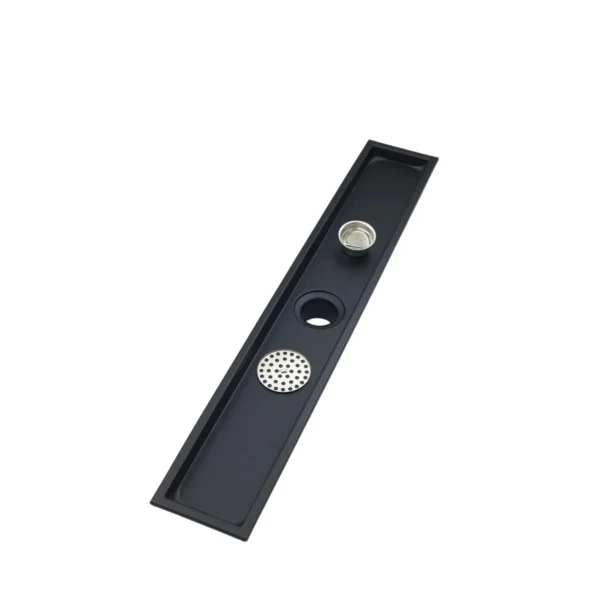 AIYI 60cm Rectangular Shower Drain - Matte Black AY406-109