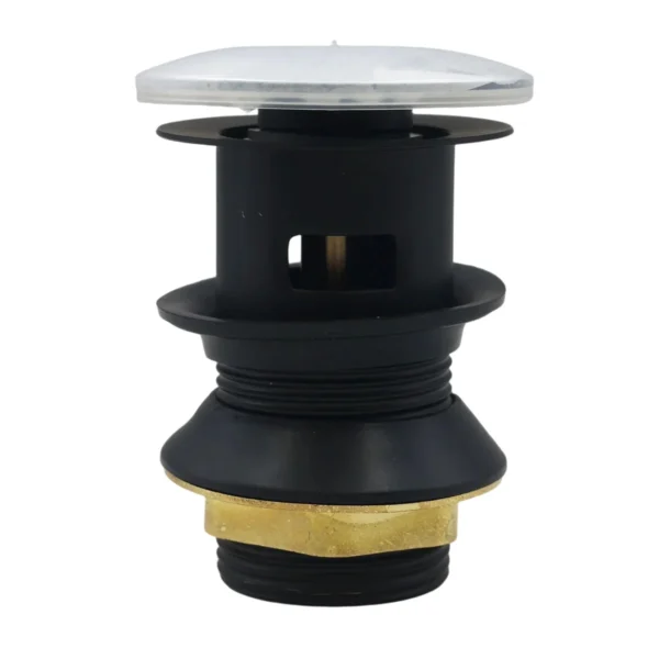 AIYI 32 mm Pop-Up Basin Waste with Overflow Hole - Matte Black AY406-110