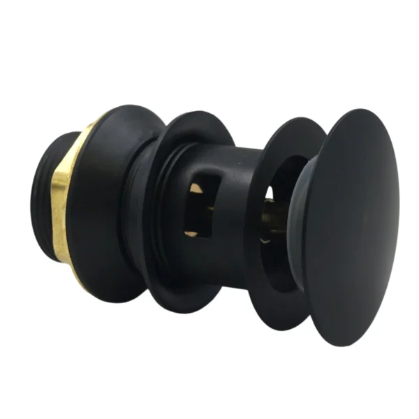 AIYI 32 mm Pop-Up Basin Waste with Overflow Hole - Matte Black AY406-110