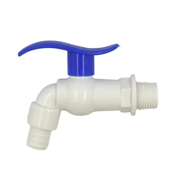 1/2 Inch Plastic Bib Tap with Hose Connector, Utility Garden Tap AY407-081
