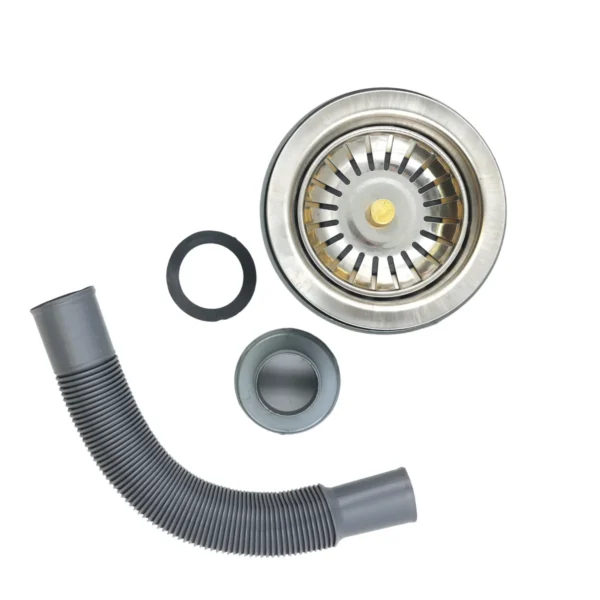 Kitchen Sink Waste Drain Kit with Flexible Hose AY373-019