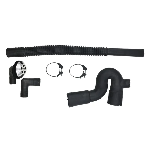 Flexible Bath & Shower Drain Hose Kit with P-Trap & Connectors AY114-014