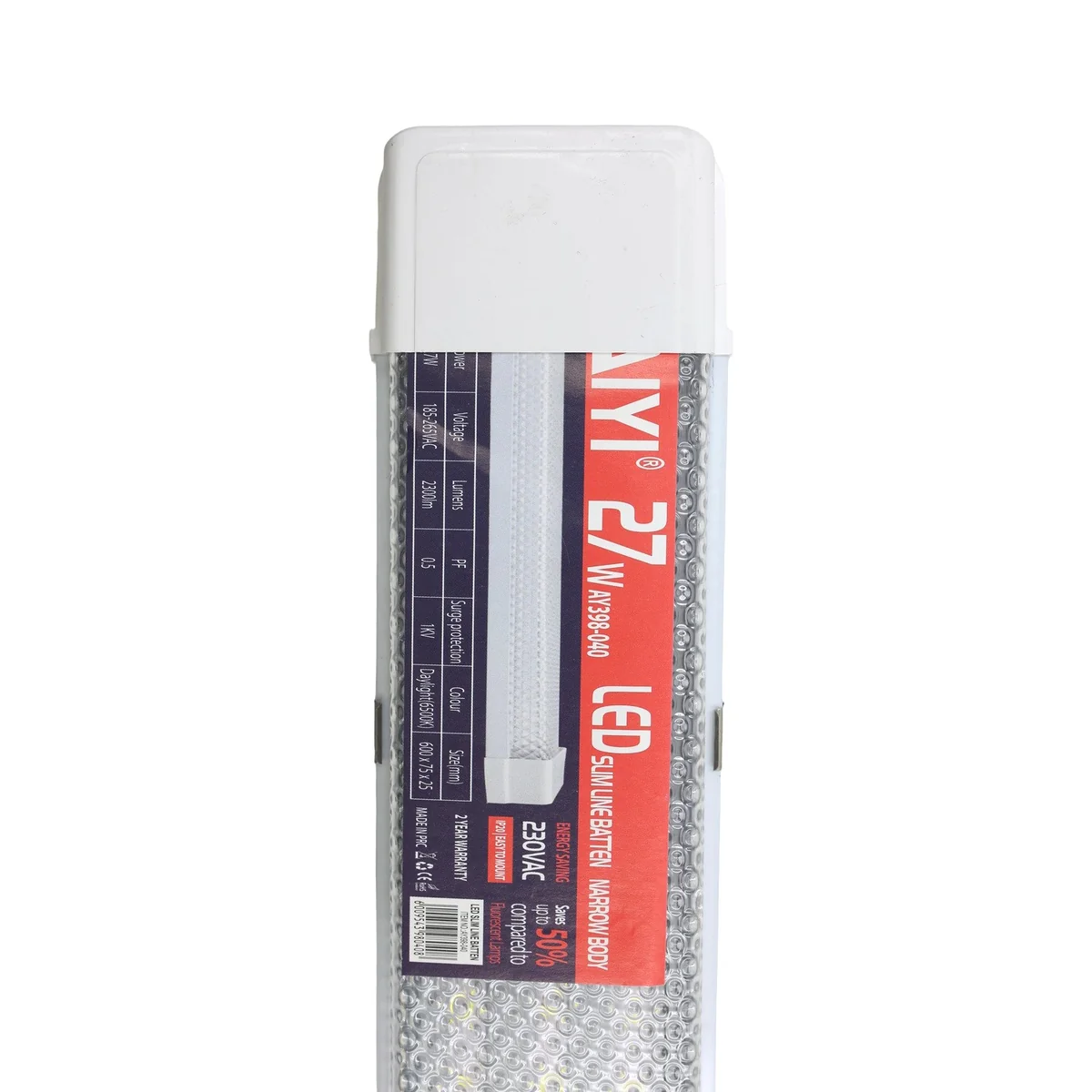 AIYI 27W 600mm 75mm LED Slimline Batten Light - AY398-040 - Image 4