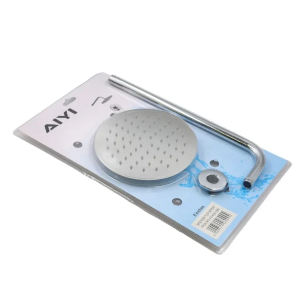 AIYI 8-Inch Round Shower Head Set - Chrome Finish AY406-099