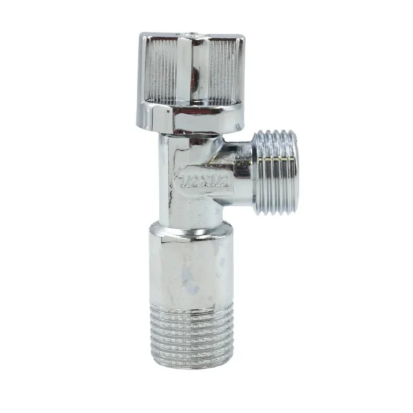 2-Piece Angle Valve set - 1/2" x 1/2" Chrome AY405-011