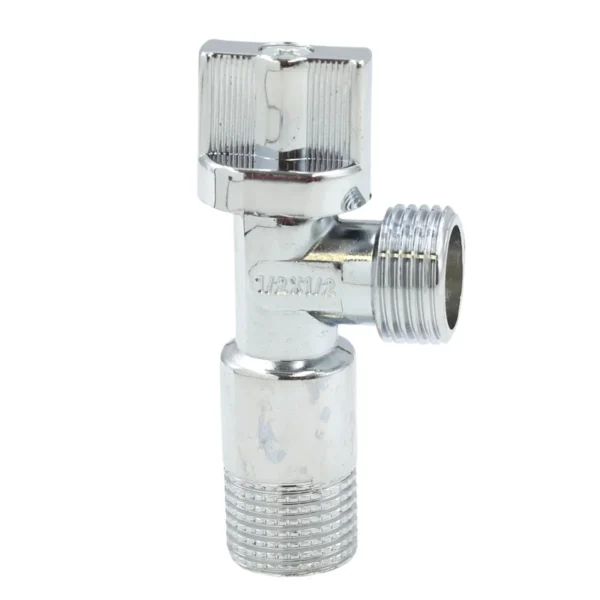 2-Piece Angle Valve set - 1/2" x 1/2" Chrome AY405-011