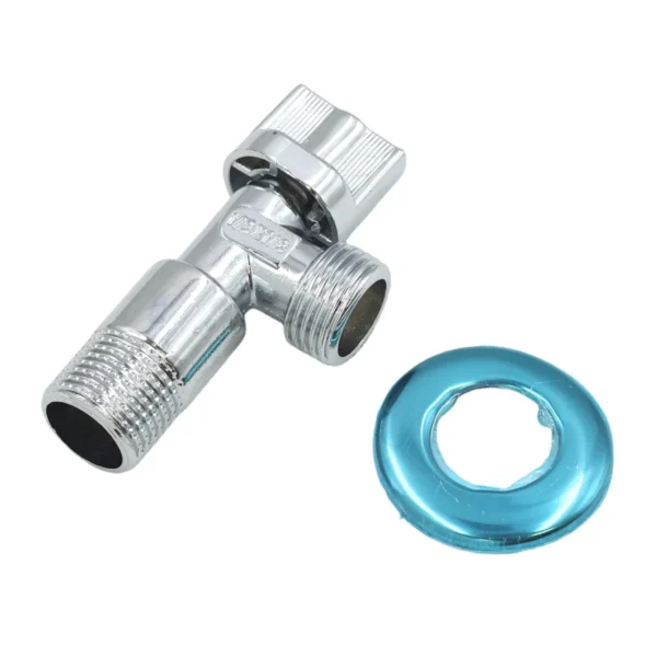 2-Piece Angle Valve set - 1/2" x 1/2" Chrome AY405-011