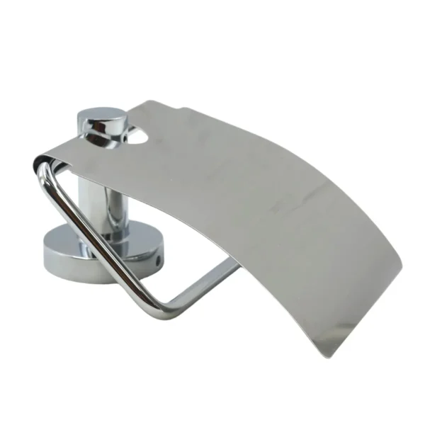 AIYI Toilet Paper Holder with Cover - Chrome Finish AY406-026