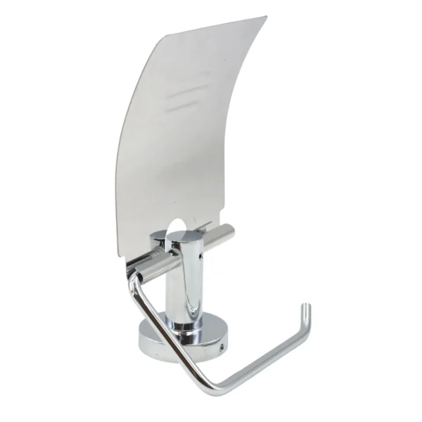 AIYI Toilet Paper Holder with Cover - Chrome Finish AY406-026