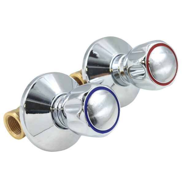 AIYI 2-Piece 1/2" Concealed Shut-Off Valves AY406-010