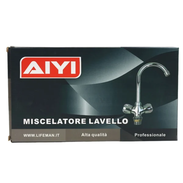 Double faucet with cold and hot water CY-1058 AY407-083