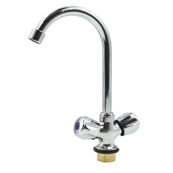 Double faucet with cold and hot water CY-1058 AY407-083
