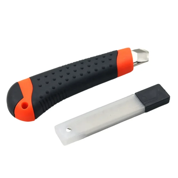 18mm Snap-Off Utility Knife with Grip Handle and Blade Storage Case AY002-029