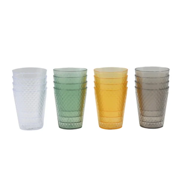 4 Piece Plastic Drinking Cup Set AY109-012