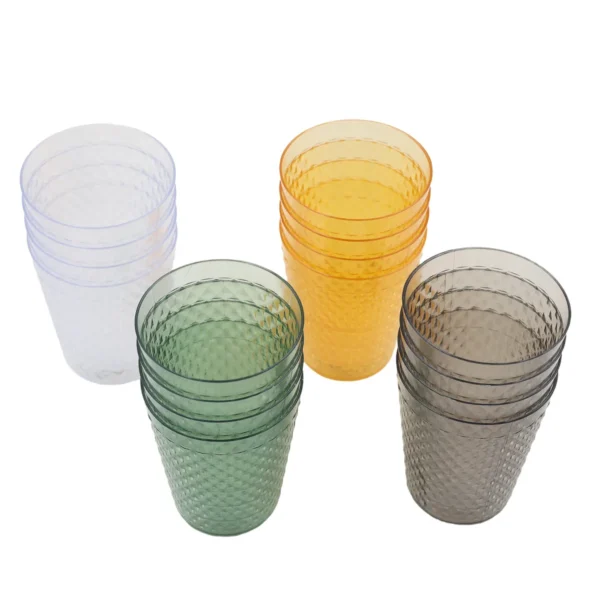 4 Piece Plastic Drinking Cup Set AY109-012