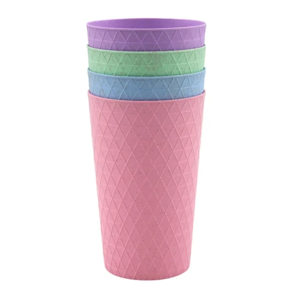 4 Piece Plastic Drinking Cup Set AY109-011