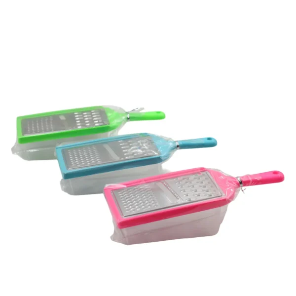 Multi-Function Hand Grater with Container - Vegetable & Cheese Slicer (Assorted Colours) AY109-008