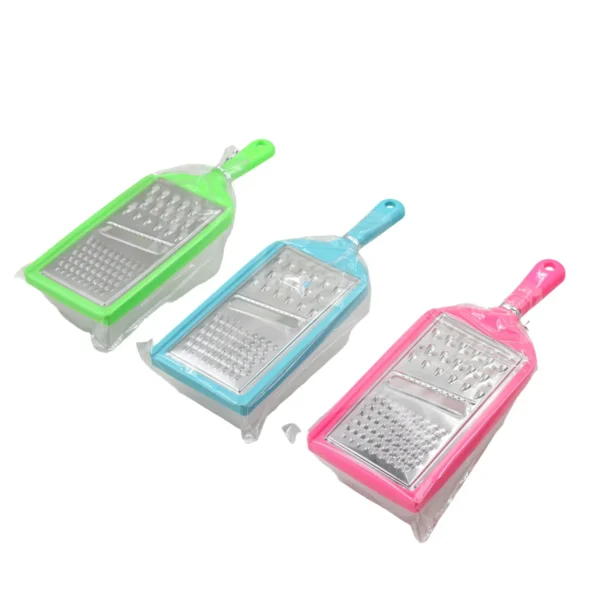 Multi-Function Hand Grater with Container - Vegetable & Cheese Slicer (Assorted Colours) AY109-008