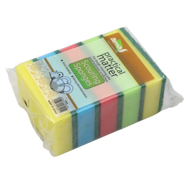 5 Piece Kitchen Scouring Sponges AY058-001