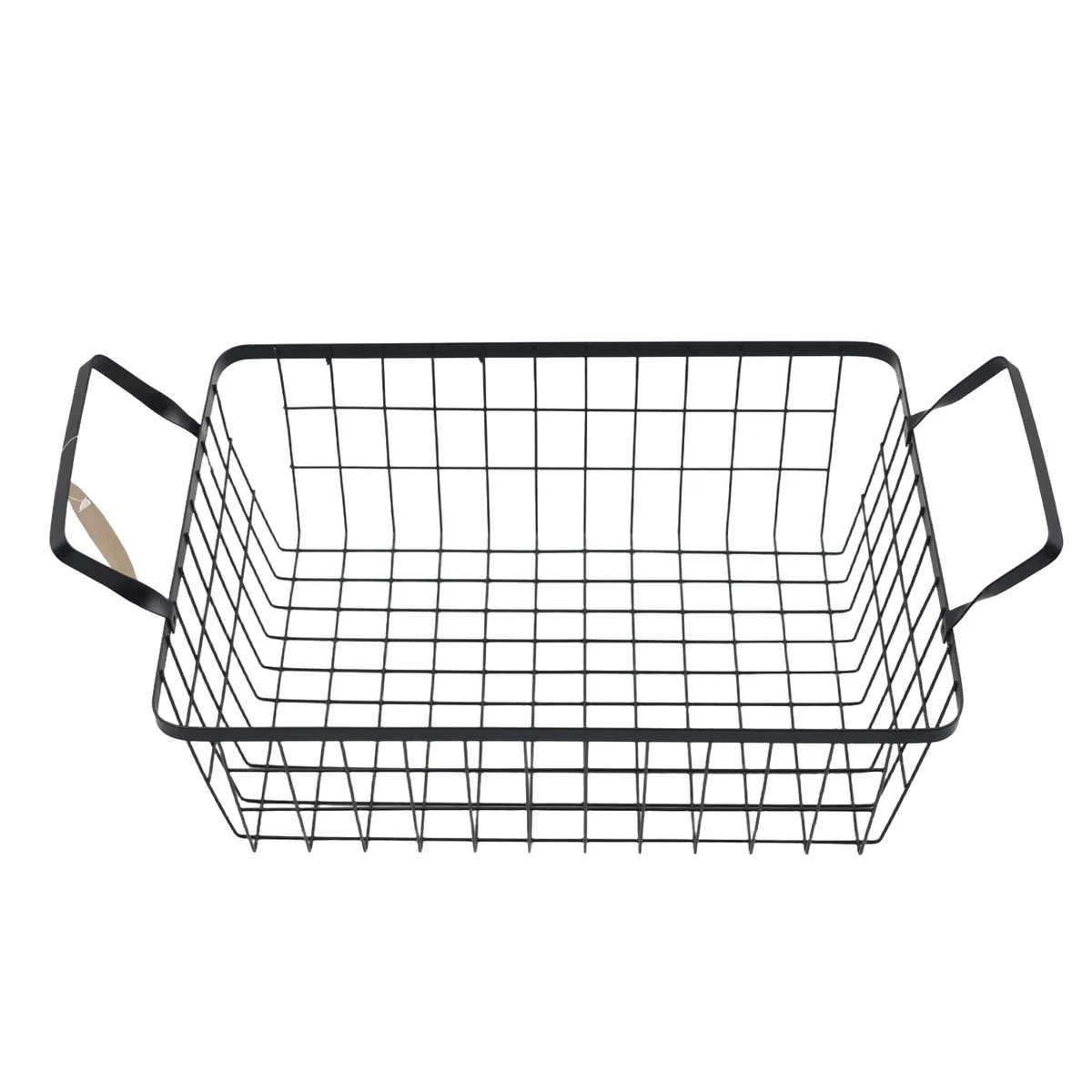 Metal Wire Storage Basket with Handles - 43x24cm Kitchen & Home Organiser AY389-025 - Image 4