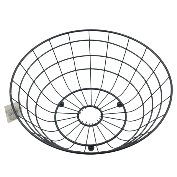 Metal Wire Fruit Basket - Open Storage Bowl for Kitchen & Countertop AY389-009