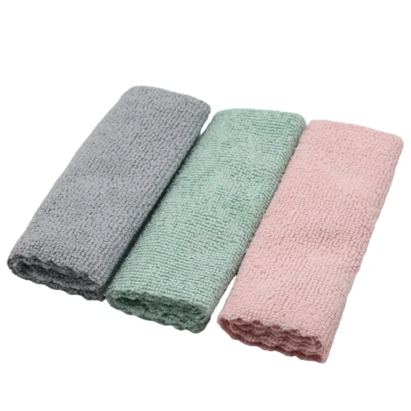 3 Piece Microfibre Cleaning Cloth Set 30x30cm, Polyester Multipurpose Cleaning Towels AY226-017