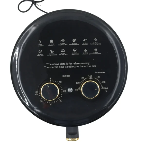 Air fryer black 1400W 6L AY380-001/380-003