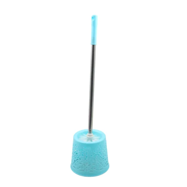 Toilet Brush with Decorative Holder - Assorted Colours Bathroom Cleaning Set AY047-015