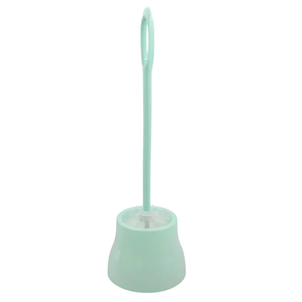 Toilet Brush with Holder, Compact Bathroom Cleaning Set AY047-076