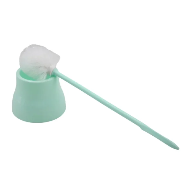 Toilet Brush with Holder, Compact Bathroom Cleaning Set AY047-076