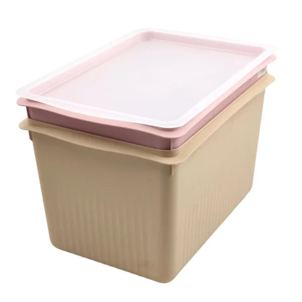Large Plastic Storage Container with Lid 39.5x27x24cm AY209-041