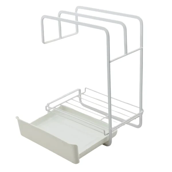 3-in-1 Kitchen Sink Organiser Rack with Drip Tray AY153-008