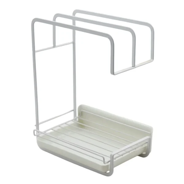 3-in-1 Kitchen Sink Organiser Rack with Drip Tray AY153-008