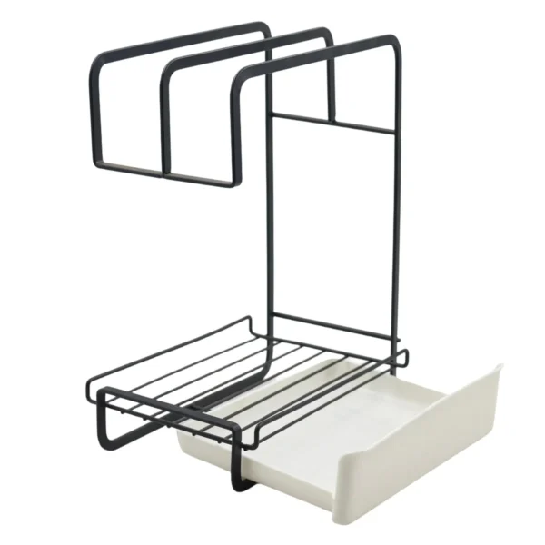 3-in-1 Kitchen Sink Organiser Rack with Drip Tray AY153-009