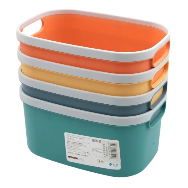 Storage basket with lid AY209-032(1368#)23.8*16.5*11.7