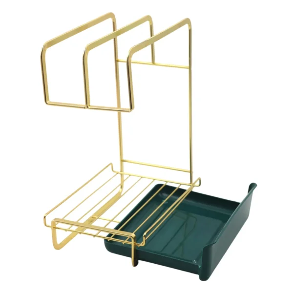3-in-1 Kitchen Sink Organiser Rack with Drip Tray AY153-010