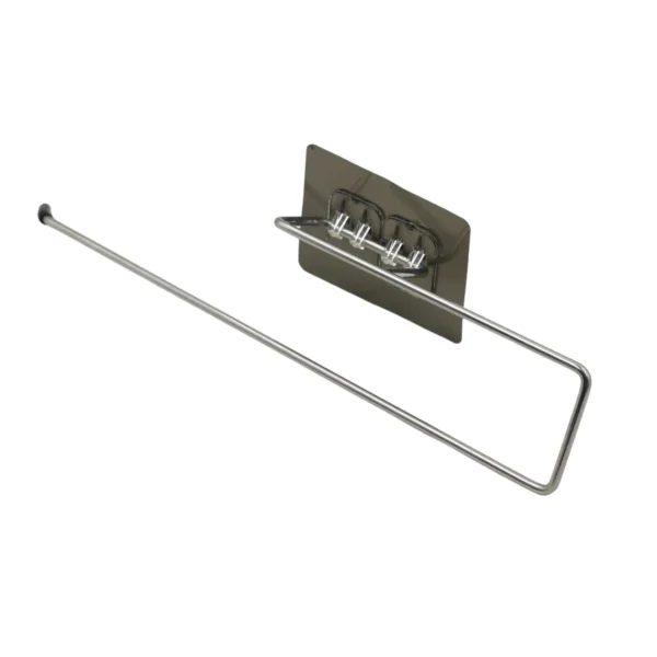 Self-Adhesive Toilet Paper Holder & Towel Bar AY153-006