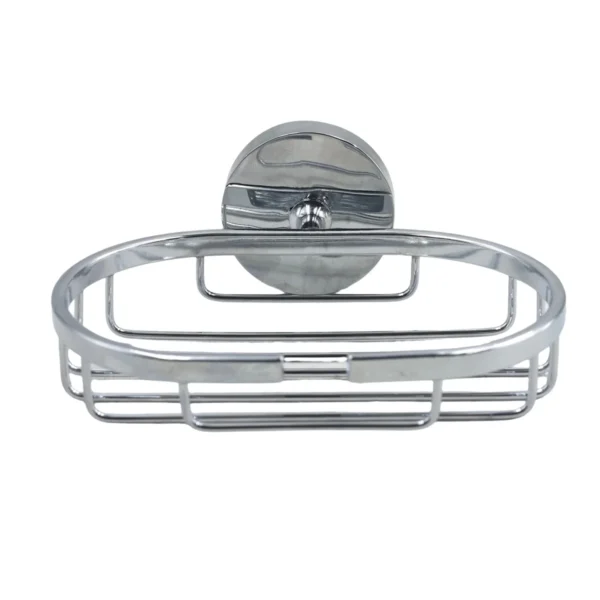 AIYI Wall Mounted Soap Holder, Chrome Bathroom Soap Rack with Screws AY406-031