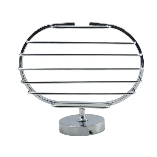 AIYI Wall Mounted Soap Holder, Chrome Bathroom Soap Rack with Screws AY406-031