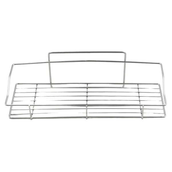 Rectangular Wall Mounted Bathroom Shelf 30cm, No Drill Adhesive Shower Storage Rack AY153-003