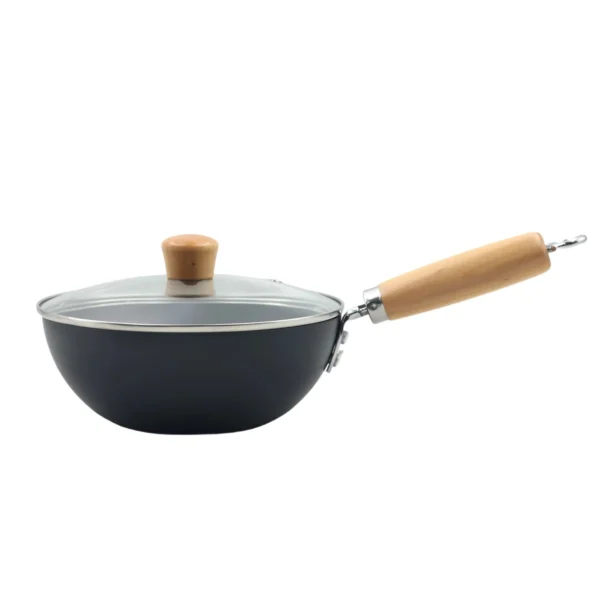 TIESHIFU 20cm Mini Cooking Pot with Glass Lid AY129-018
