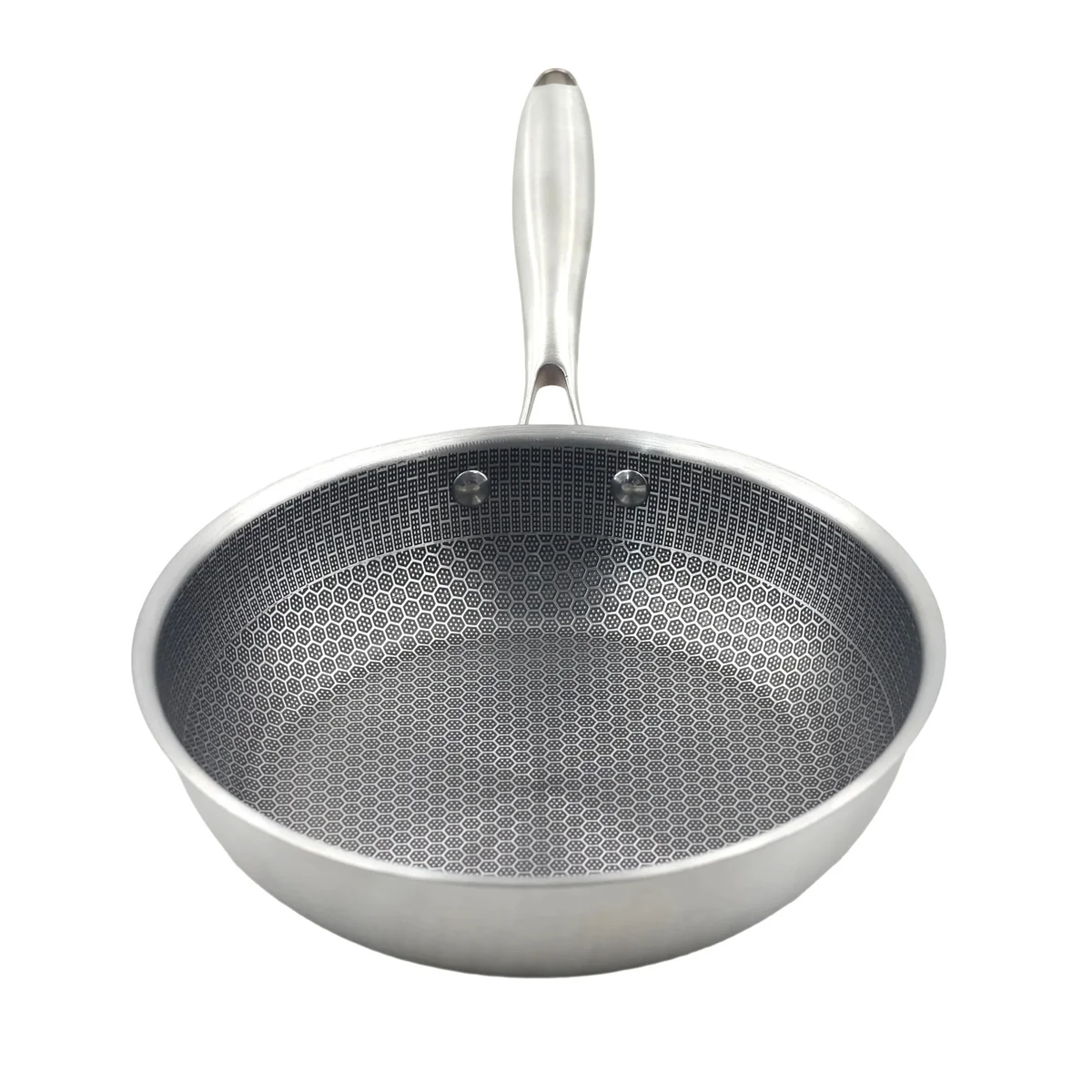 AIYI Stainless Steel Frying Pan 24cm AY129-022 - Image 2