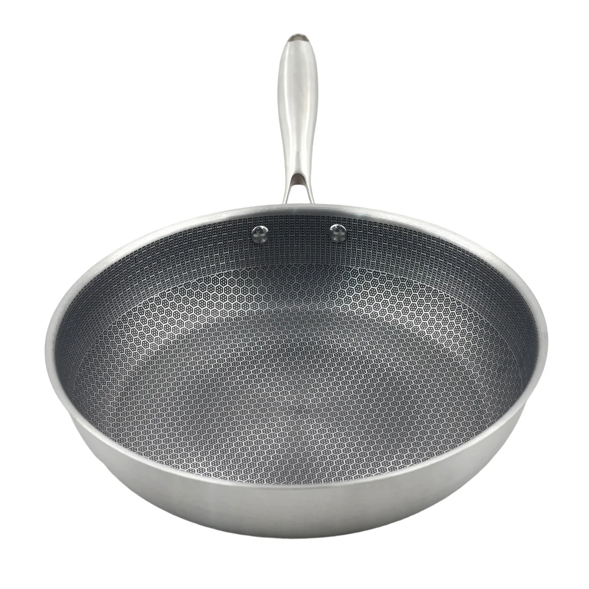 AIYI Stainless Steel Frying Pan 30cm AY129-025 - Image 2