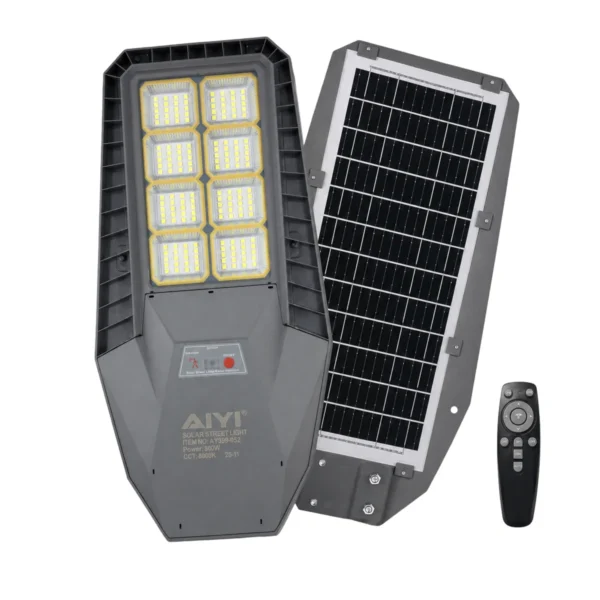 AIYI 800W Solar Street Light - Motion Sensor and Remote Control AY399-052