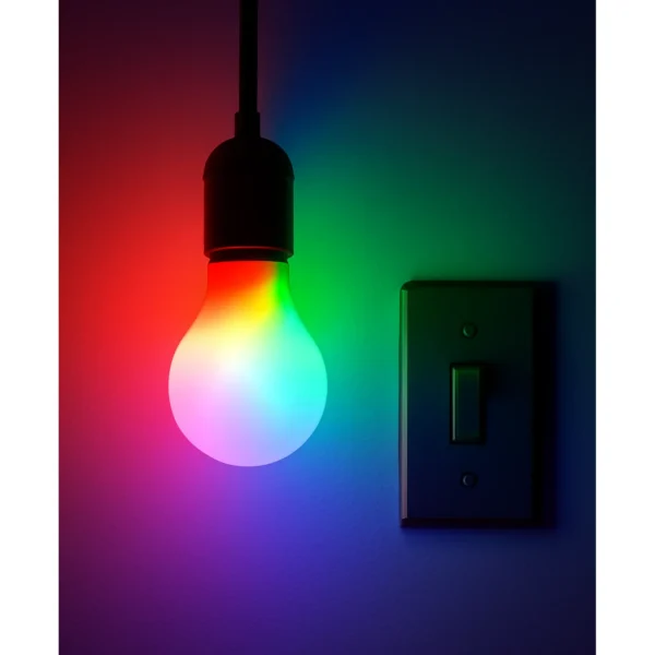 (4-Pack) AIYI 5W A80 Decorative LED Globe Bulb Multi-colour AY398-096