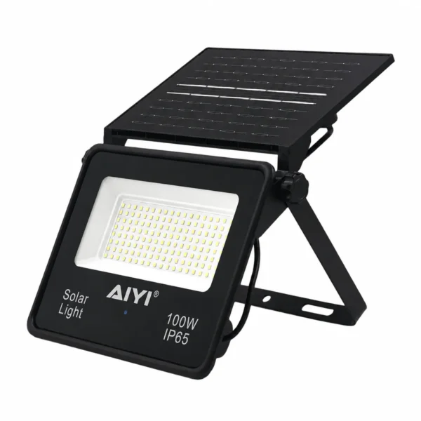 AIYI 100W Foldable Solar Flood Light With Panel 400LM IP65 Outdoor Light AY399-050