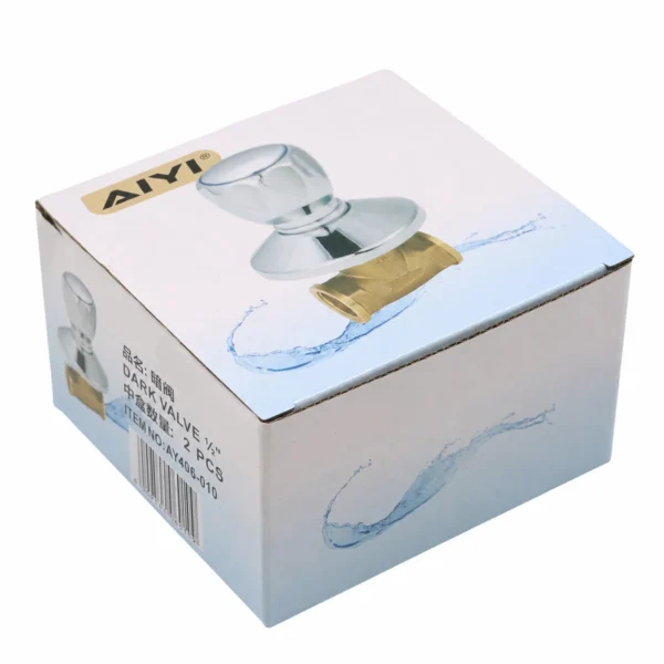 AIYI 2-Piece 1/2" Concealed Shut-Off Valves AY406-010