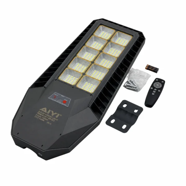 AIYI 1000W Solar Street Light - Motion Sensor and Remote Control AY399-053